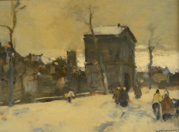 Town In Winter by Ype Wenning