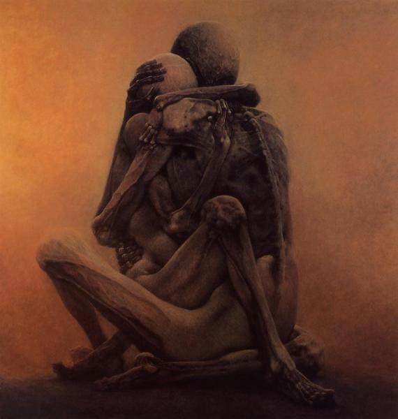 Zdzisław Beksiński Untitled, 1984