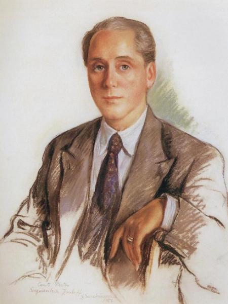 A Portrait Of Count Platon Zubov by Zinaida Evgenievna Serebriakova