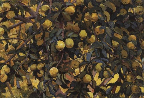 Apples On The Branches by Zinaida Evgenievna Serebriakova