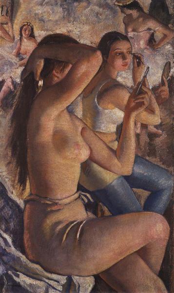 Ballet Dressing Room by Zinaida Evgenievna Serebriakova