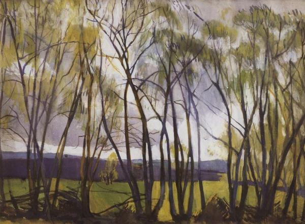 Before The Storm (village Neskuchnoye) by Zinaida Evgenievna Serebriakova Oil Painting Reproductions