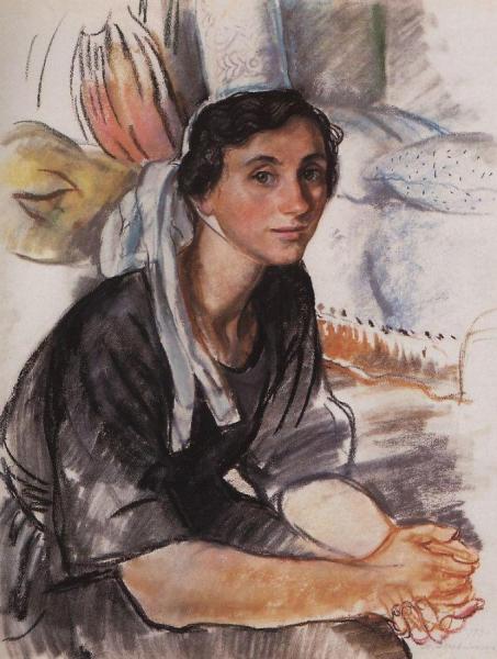 Breton Woman by Zinaida Evgenievna Serebriakova