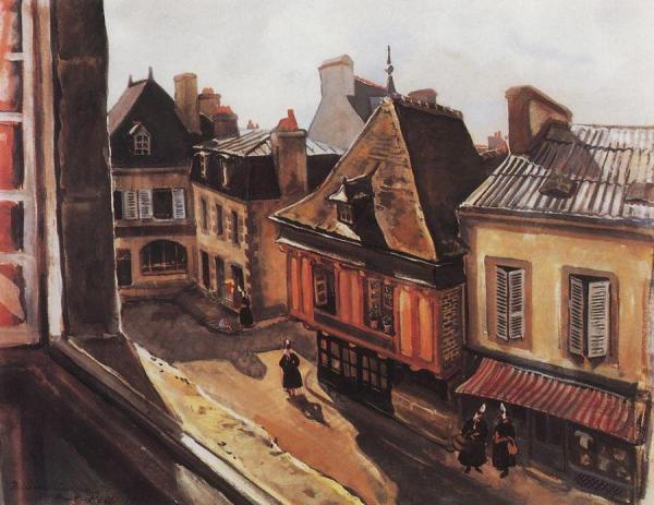 Brittany. Pont L'abbé by Zinaida Evgenievna Serebriakova Oil Painting Reproductions