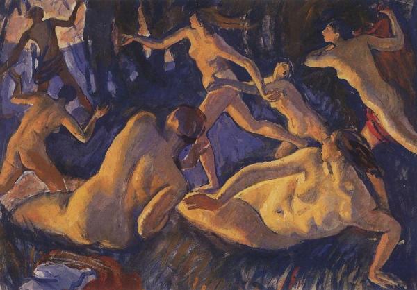 Diana And Actaeon by Zinaida Evgenievna Serebriakova