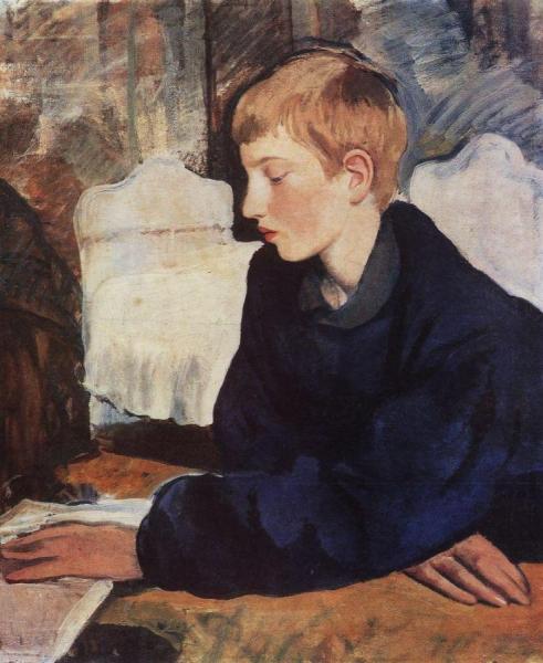 Eugene (portrait Of The Artist's Son) by Zinaida Evgenievna Serebriakova