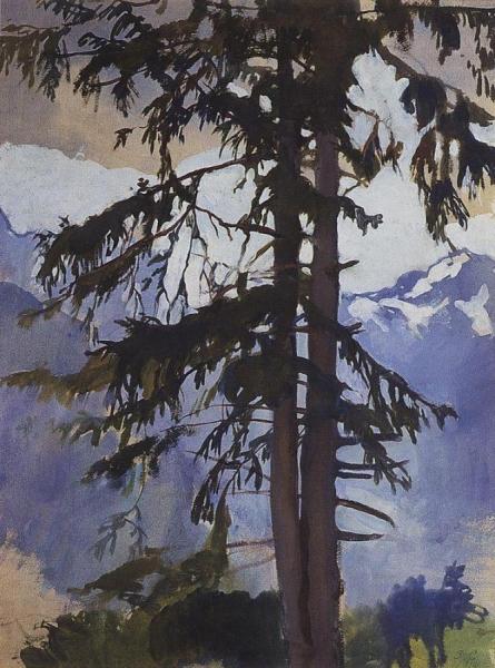 Fir Tree by Zinaida Evgenievna Serebriakova