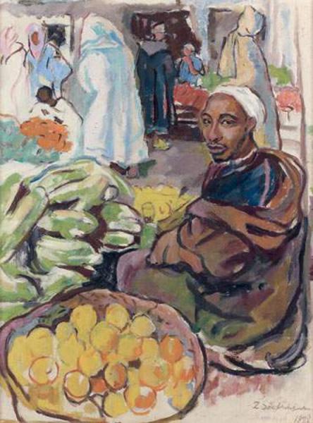 Fruit In Marrakesh by Zinaida Evgenievna Serebriakova
