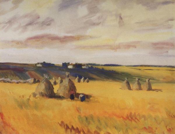 Harvest by Zinaida Evgenievna Serebriakova Oil Painting Reproductions