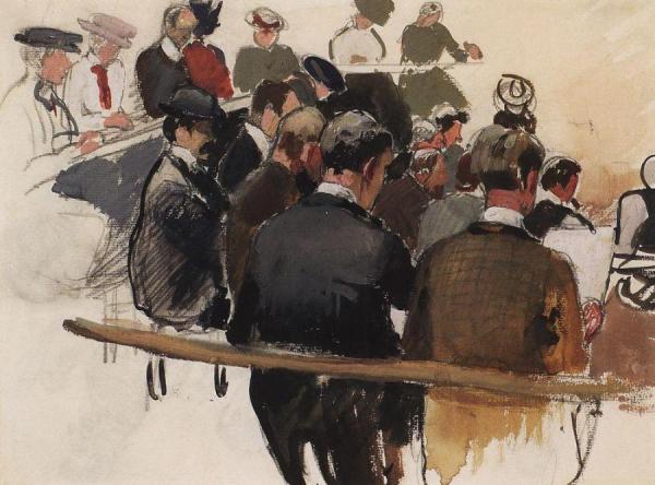 In The Studio. Paris by Zinaida Evgenievna Serebriakova Oil Painting Reproductions