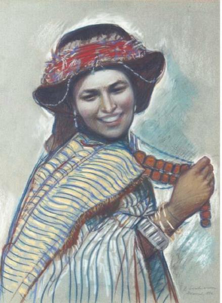 Moroccan Woman by Zinaida Evgenievna Serebriakova