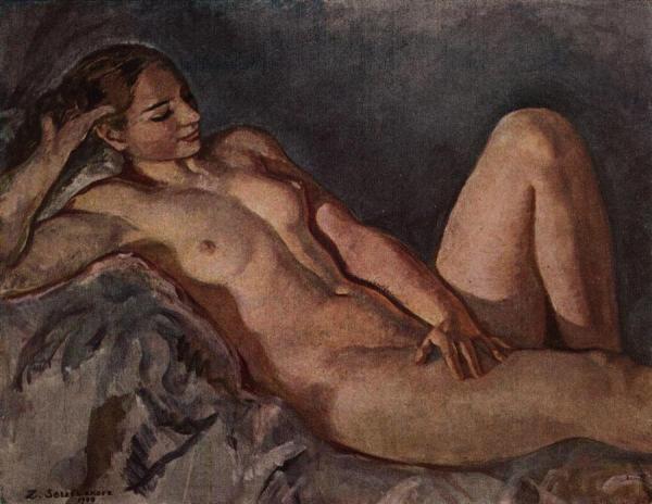 Nude by Zinaida Evgenievna Serebriakova