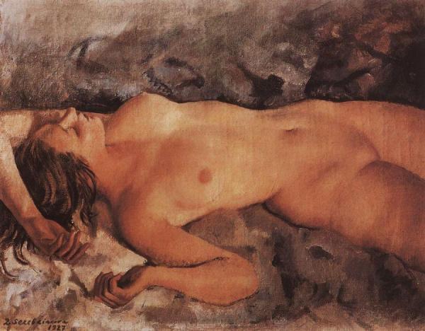 Nude by Zinaida Evgenievna Serebriakova