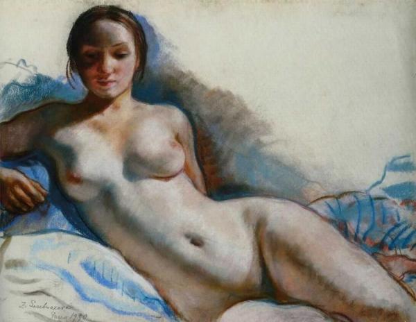Nude by Zinaida Evgenievna Serebriakova