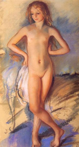 Nude Girl by Zinaida Evgenievna Serebriakova