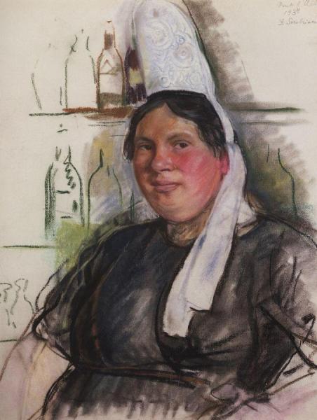 Owner Of A Bistro by Zinaida Evgenievna Serebriakova