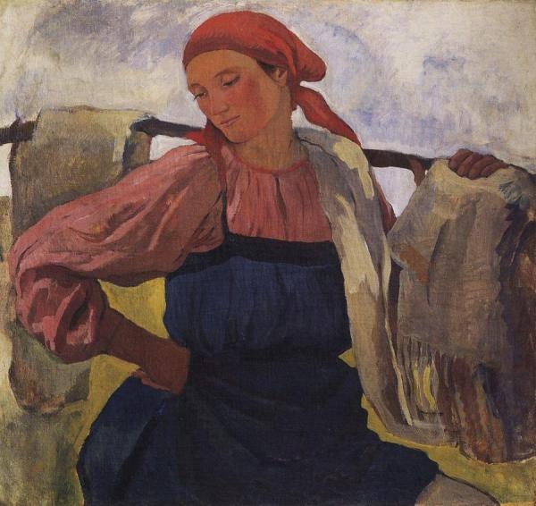 Peasant Woman by Zinaida Evgenievna Serebriakova