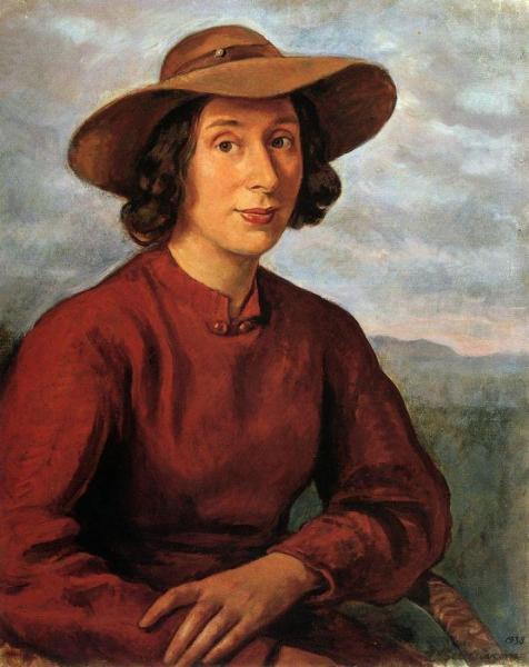 Portrait Of A.a. Cherkesova-benois by Zinaida Evgenievna Serebriakova