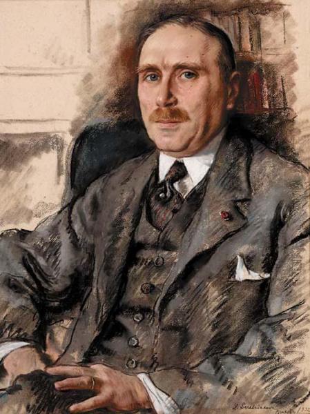 Portrait Of A Man by Zinaida Evgenievna Serebriakova