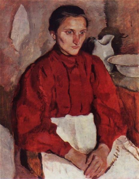 Portrait Of A Nurse by Zinaida Evgenievna Serebriakova Oil Painting Reproductions
