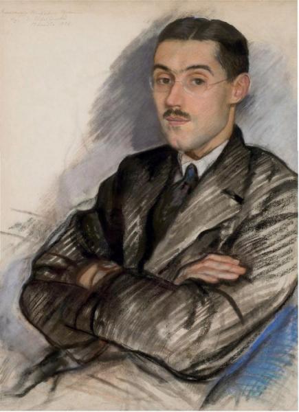 Portrait Of Alexander Petrovich Prokopenko by Zinaida Evgenievna Serebriakova
