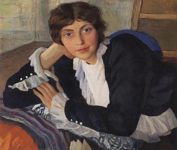 Portrait Of Lola Braz by Zinaida Evgenievna Serebriakova