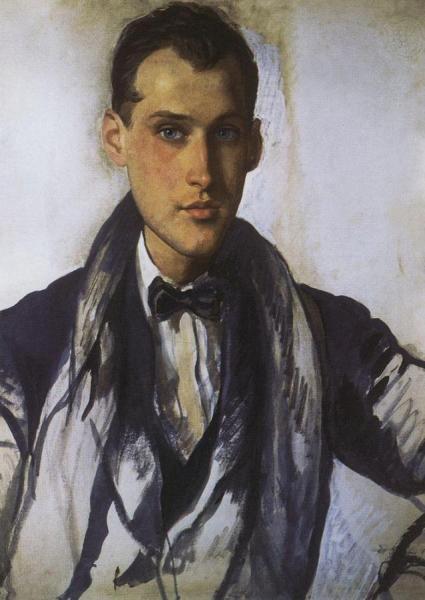 Portrait Of Sergei Ernst by Zinaida Evgenievna Serebriakova