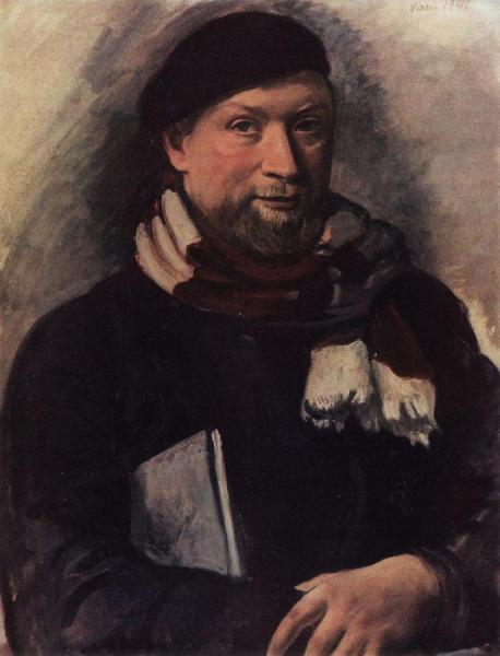 Portrait Of Sergei Ivanov by Zinaida Evgenievna Serebriakova