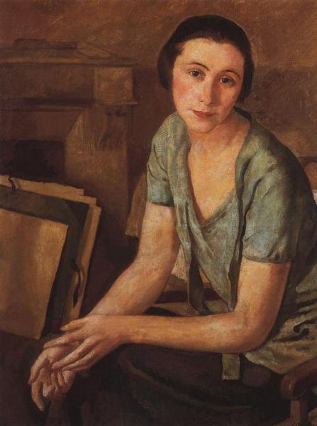 Portrait S.n. Andronikova-halpern by Zinaida Evgenievna Serebriakova