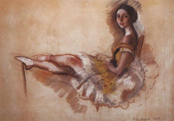 Resting Dancer by Zinaida Evgenievna Serebriakova