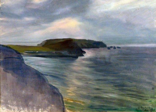 Rocks In Camaret, Brittany by Zinaida Evgenievna Serebriakova