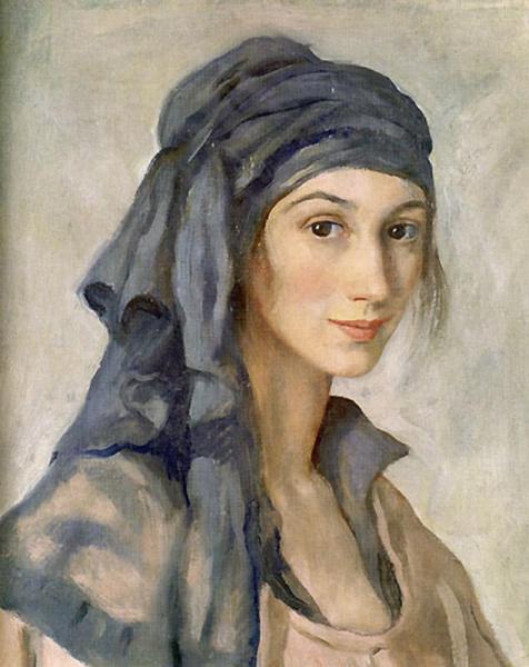 Self-portrait by Zinaida Evgenievna Serebriakova
