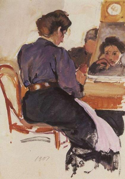 Self Portrait by Zinaida Evgenievna Serebriakova