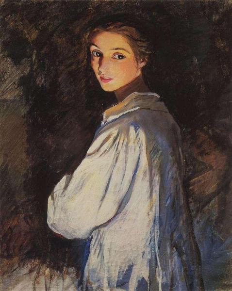 Self Portrait With Candle by Zinaida Evgenievna Serebriakova