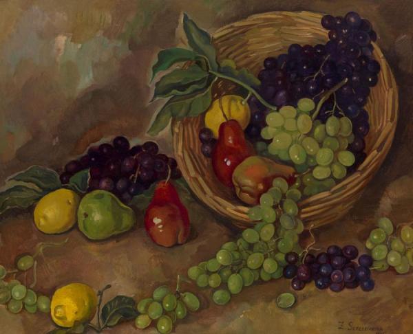 Still Life With Fruits by Zinaida Evgenievna Serebriakova