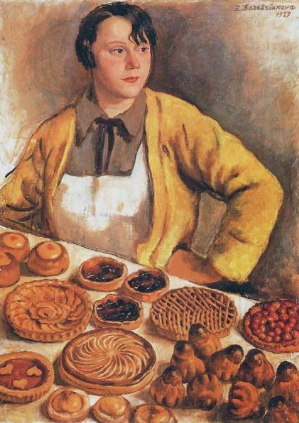 The Breadseller From Rue Lepic by Zinaida Evgenievna Serebriakova