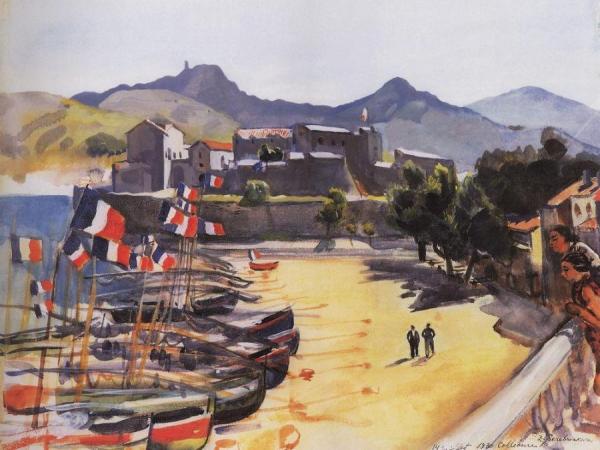 The Port Of Collioure by Zinaida Evgenievna Serebriakova