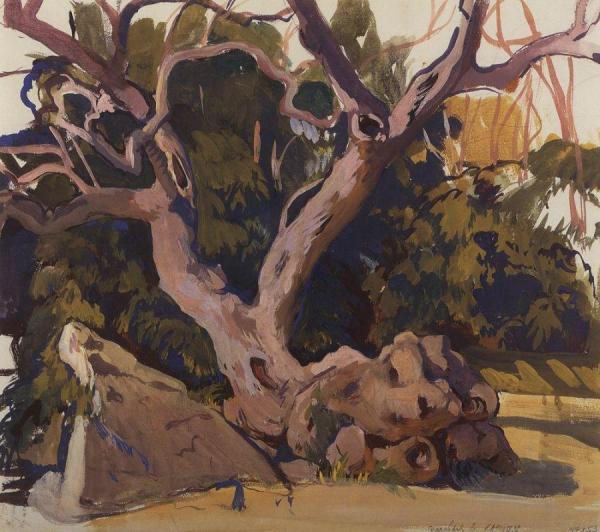 Trees In The Crimea by Zinaida Evgenievna Serebriakova
