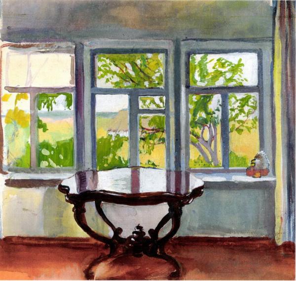 Veranda In Spring by Zinaida Evgenievna Serebriakova